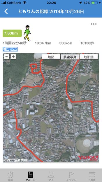 ドラクエウォークダイエット実践20日目で歩いた距離と歩数
