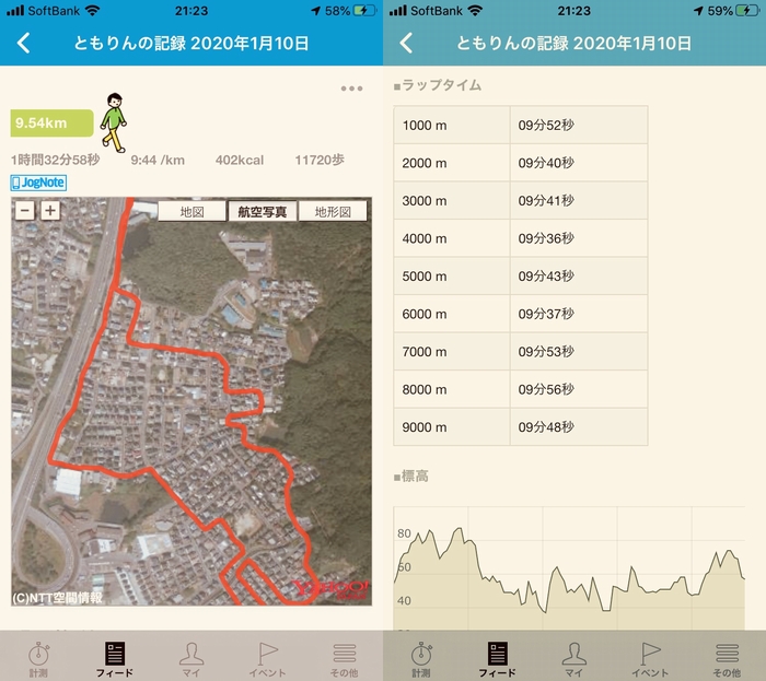 ドラクエウォークダイエット実践70日目に歩いた距離と歩数とペース